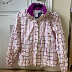 North Face rain coat